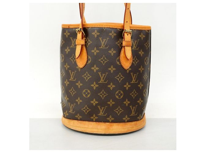 Borsa Tote Bucket PM Monogram Louis Vuitton Marrone - vista 12