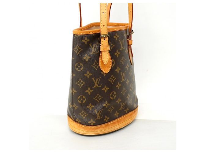 Borsa Tote Bucket PM Monogram Louis Vuitton Marrone - vista 2