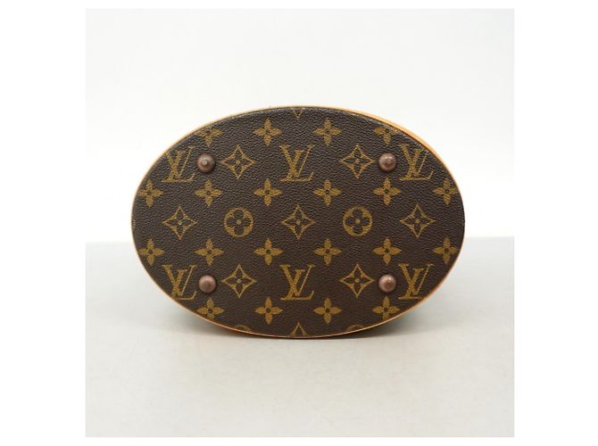 Borsa Tote Bucket PM Monogram Louis Vuitton Marrone - vista 3
