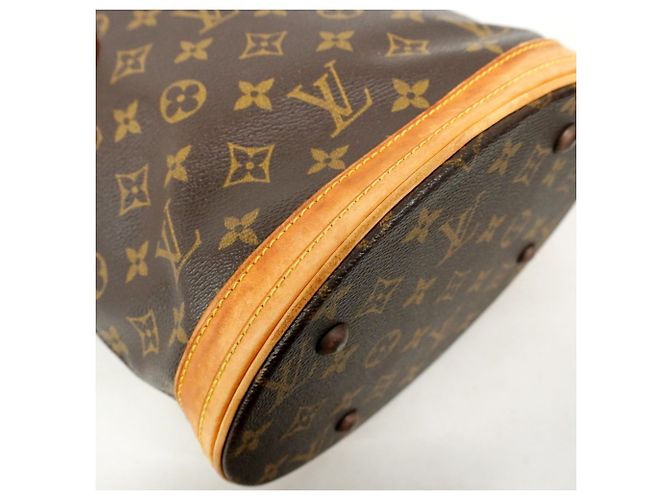 Borsa Tote Bucket PM Monogram Louis Vuitton Marrone - vista 6