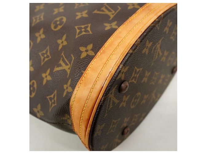 Borsa Tote Bucket PM Monogram Louis Vuitton Marrone - vista 7