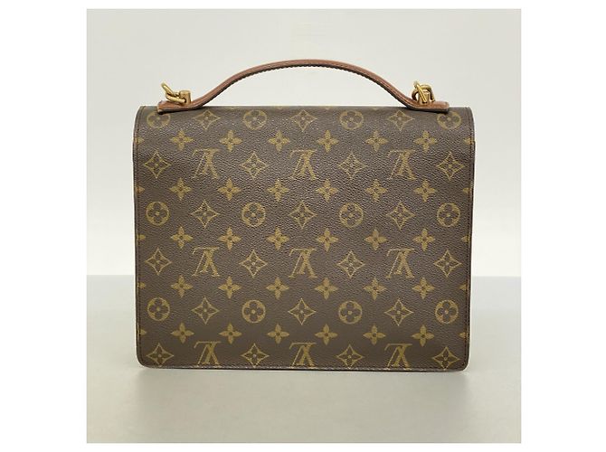 Borsa Monceau 28 Monogramma Louis Vuitton Marrone - vista 14