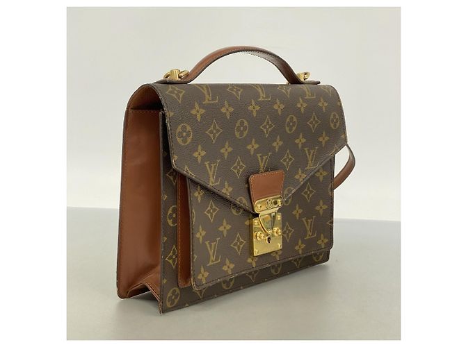 Borsa Monceau 28 Monogramma Louis Vuitton Marrone - vista 2