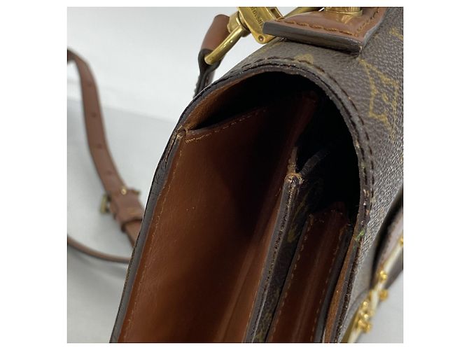 Borsa Monceau 28 Monogramma Louis Vuitton Marrone - vista 8