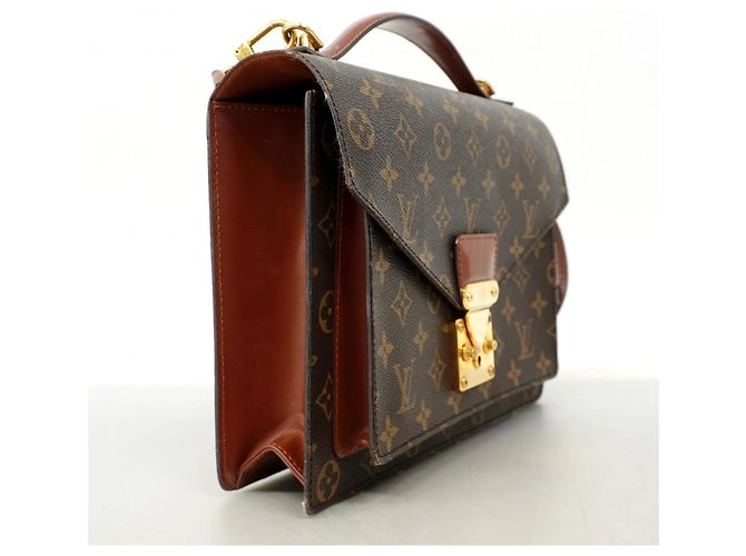 Borsa Monceau 28 Monogramma Louis Vuitton Marrone - vista 2