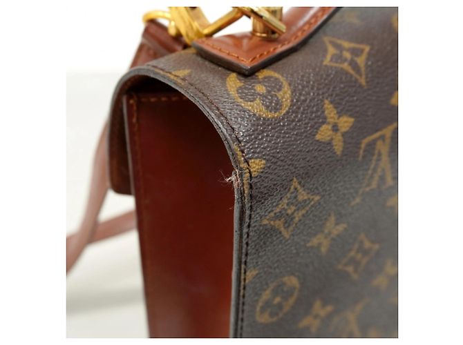 Borsa Monceau 28 Monogramma Louis Vuitton Marrone - vista 8
