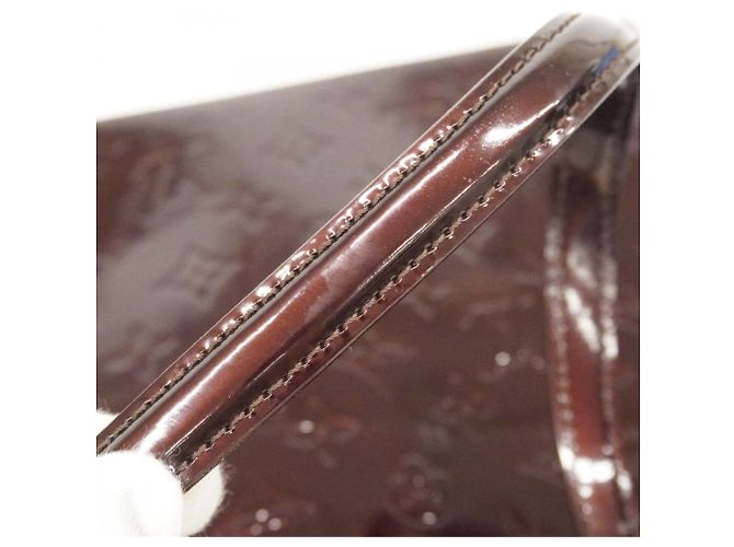 Borsa Tote Vernis Wilshire MM di Louis Vuitton Bordò - vista 11