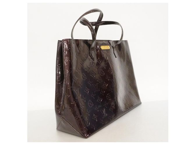Borsa Tote Vernis Wilshire MM di Louis Vuitton Bordò - vista 2