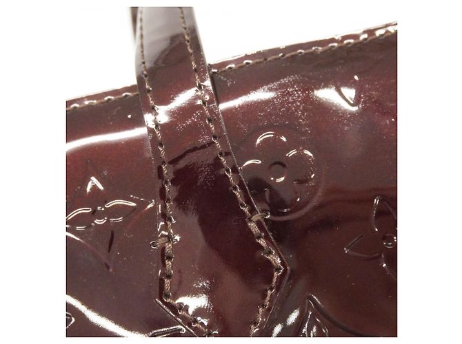 Borsa Tote Louis Vuitton Vernis Wilshire PM Bordò - vista 12