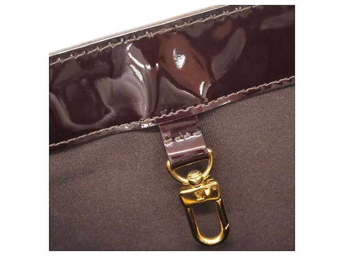 Borsa Tote Louis Vuitton Vernis Wilshire PM Bordò - vista 14