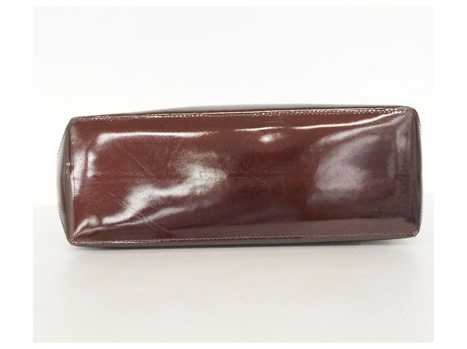 Borsa Tote Louis Vuitton Vernis Wilshire PM Bordò - vista 3