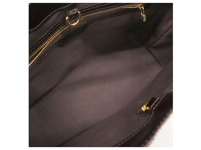 Borsa Tote Louis Vuitton Vernis Wilshire PM Bordò - vista 4
