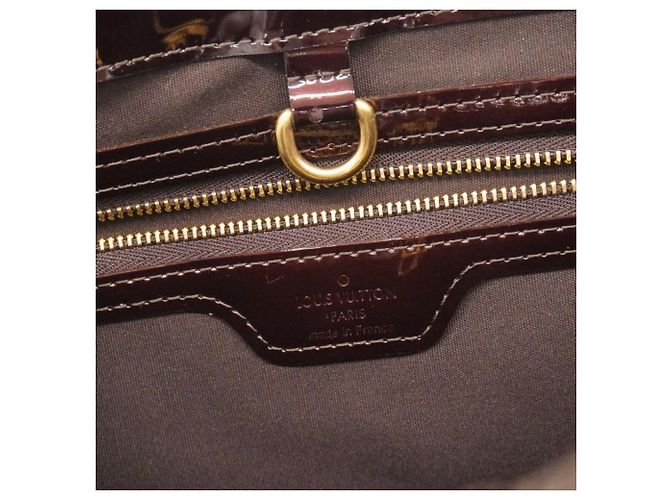 Borsa Tote Louis Vuitton Vernis Wilshire PM Bordò - vista 5