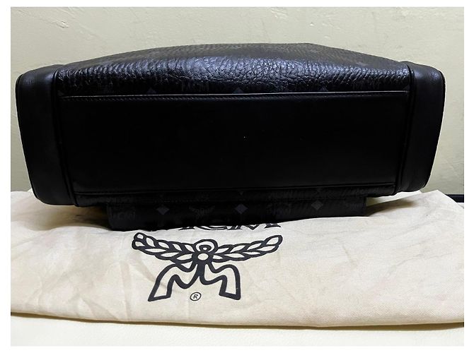 Borsa a tracolla MCM Visetos Nero - vista 4
