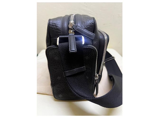 Borsa a tracolla MCM Visetos Nero - vista 5
