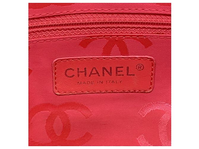 Chanel Cambon Lammleder Tote Bag Schwarz Weiß - Ansicht 5