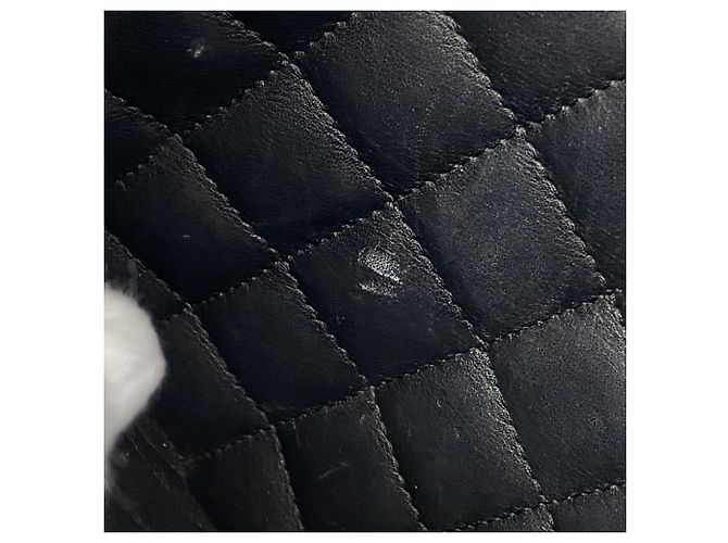 Chanel Cambon Lammleder Tote Bag Schwarz Weiß - Ansicht 8