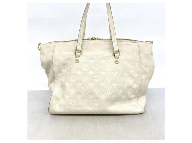 Borsa Tote Lumineuse PM in Monogram Empreinte Louis Vuitton Bianco - vista 16