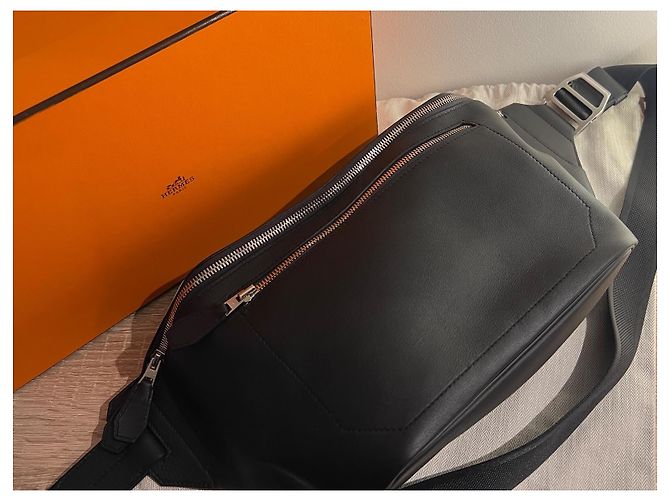 Sac à dépêches Hermès Cityslide Cross GM – AW17 – H073790CB Nero - vista 3