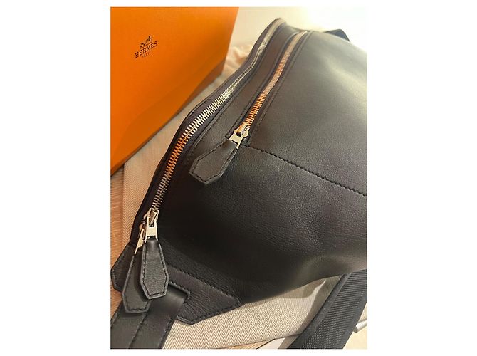 Sac à dépêches Hermès Cityslide Cross GM – AW17 – H073790CB Nero - vista 4