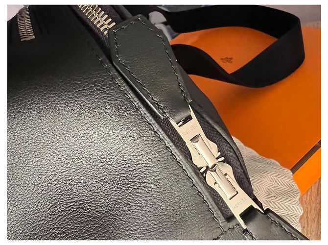 Sac à dépêches Hermès Cityslide Cross GM – AW17 – H073790CB Nero - vista 7