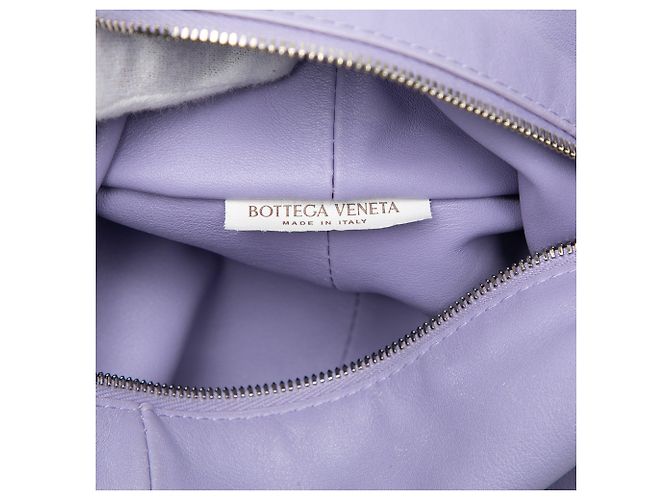 Knot Bolsa mini de couro de bezerro roxa com nó duplo Bottega Veneta Roxo - vista 5