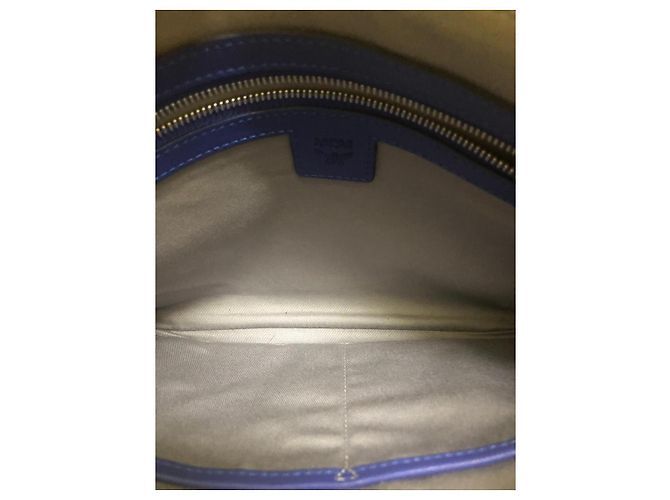 Pochette MCM Visetos Blu - vista 5