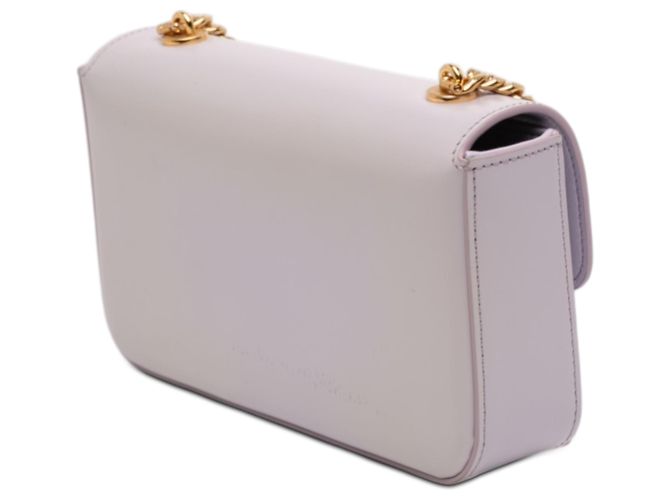 Céline Borsa a spalla Claude in pelle di vitello lucida viola di Celine Porpora - vue 2