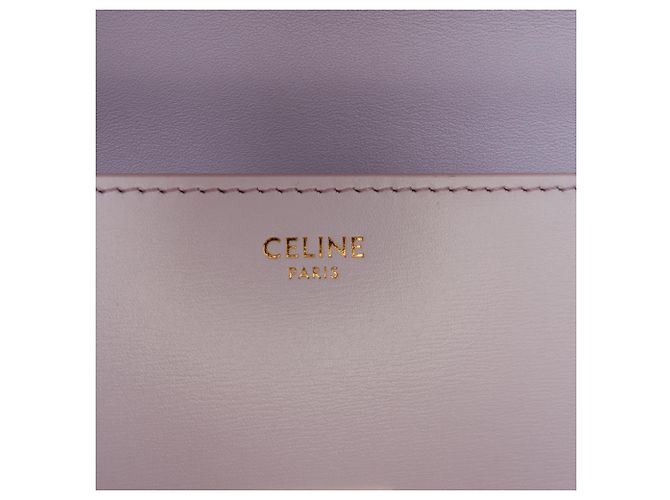 Céline Borsa a spalla Claude in pelle di vitello lucida viola di Celine Porpora - vue 5