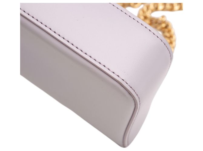 Céline Borsa a spalla Claude in pelle di vitello lucida viola di Celine Porpora - vue 7