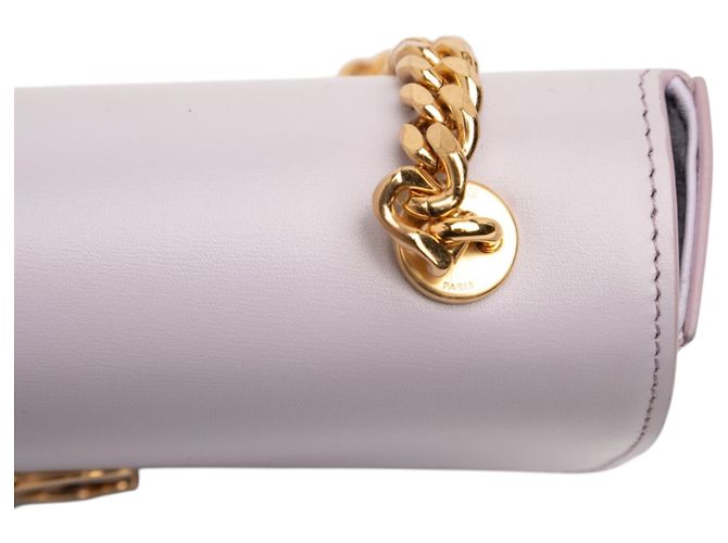 Céline Borsa a spalla Claude in pelle di vitello lucida viola di Celine Porpora - vue 8