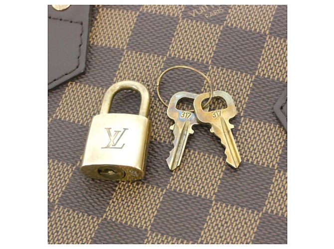 Borsa Alma PM Damier Louis Vuitton Marrone - vista 7