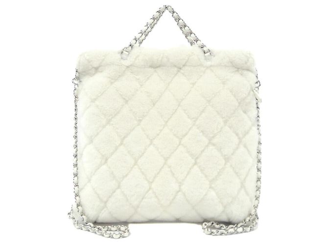 Weißer Rucksack Chanel AS4278 - Ansicht 2
