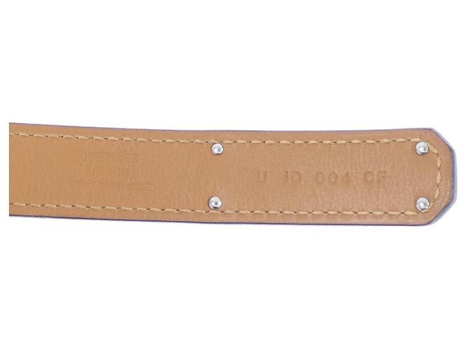 Hermès Kelly Grauer Standardgürtel Braun - Ansicht 3