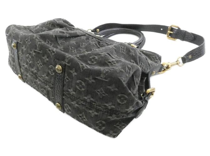 Louis Vuitton Monogram Denim Neo Cabby MM Handtasche Schwarz - Ansicht 2
