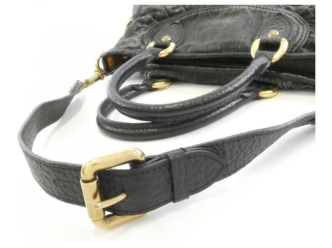 Louis Vuitton Monogram Denim Neo Cabby MM Handtasche Schwarz - Ansicht 5