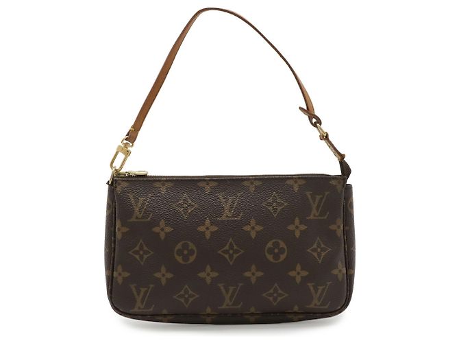 Louis Vuitton Monogram Pochette Accessoires Handtasche Braun Monogramm - Ansicht 2