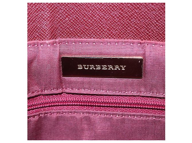 Burberry Nova Check Tote aus Canvas und Leder Beige - Ansicht 6