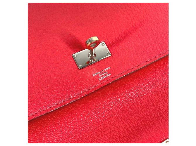Hermès HERMES Cartera Larga Kelly Roja - vista 11