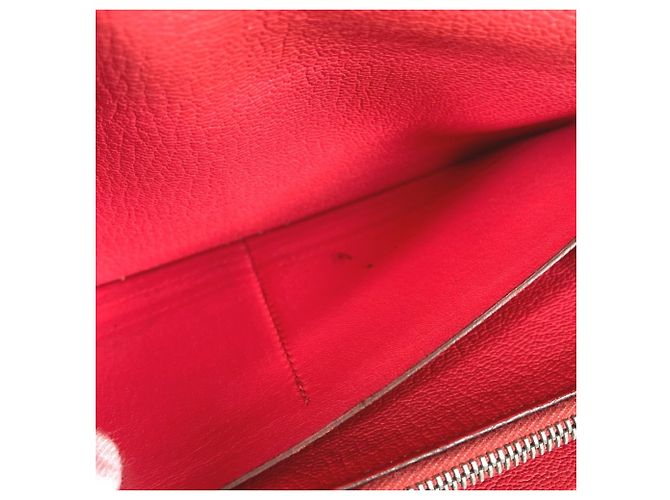 Hermès HERMES Cartera Larga Kelly Roja - vista 15