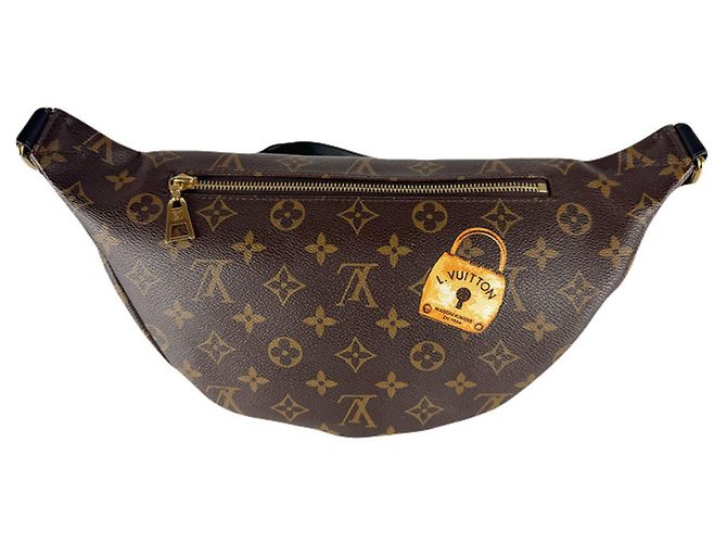 Louis Vuitton Monogram Macassar Fanny Pack Brown - view 3