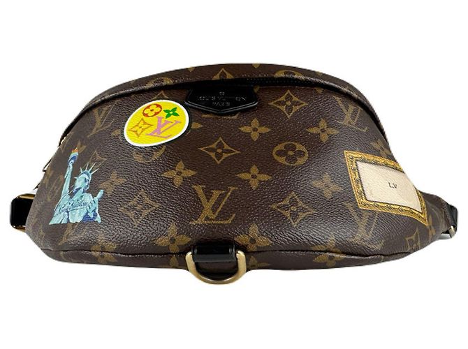 Louis Vuitton Monogram Macassar Fanny Pack Brown - view 4