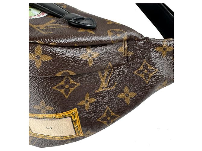 Louis Vuitton Monogram Macassar Fanny Pack Brown - view 7