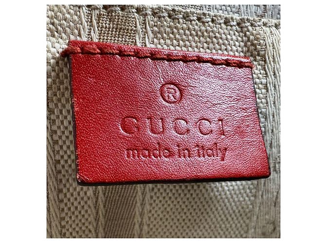 Borsa a spalla in pelle rossa Gucci Rosso - vista 11