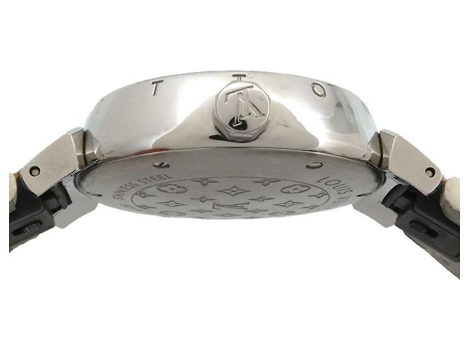 Reloj de Mujer Louis Vuitton Tambour MM Monogram Blanco QA116 - vista 6