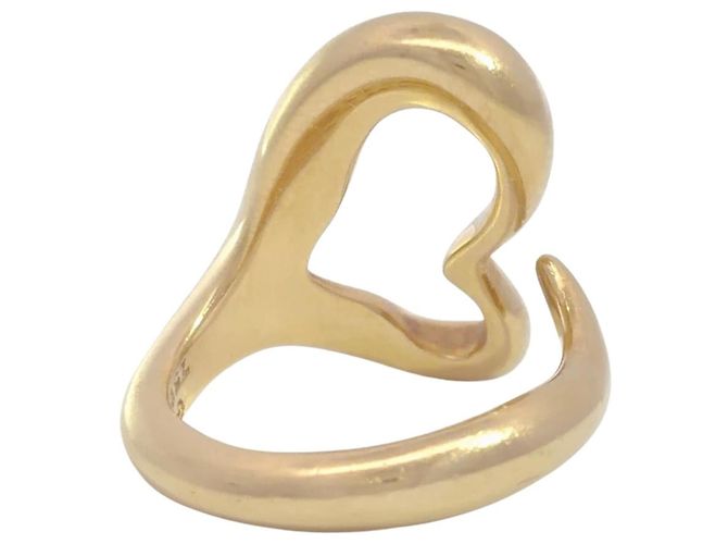 Anello Open Heart Elsa Peretti di Tiffany & Co. D'oro - vista 3