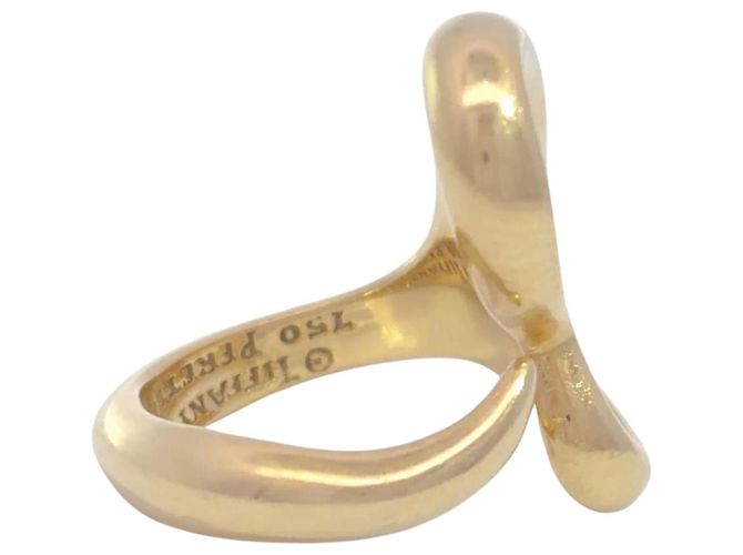 Anello Open Heart Elsa Peretti di Tiffany & Co. D'oro - vista 4