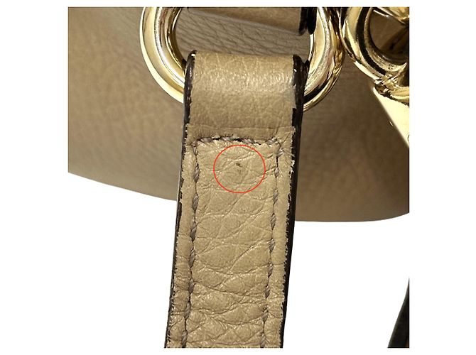 Borsa in pelle beige da donna Gucci - vista 12