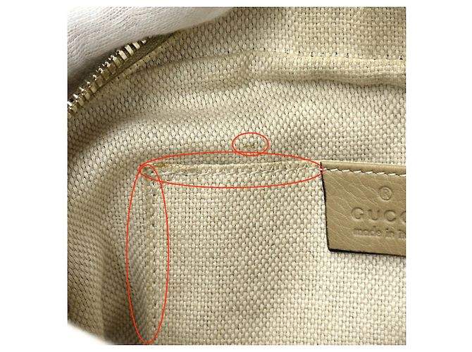 Borsa in pelle beige da donna Gucci - vista 15