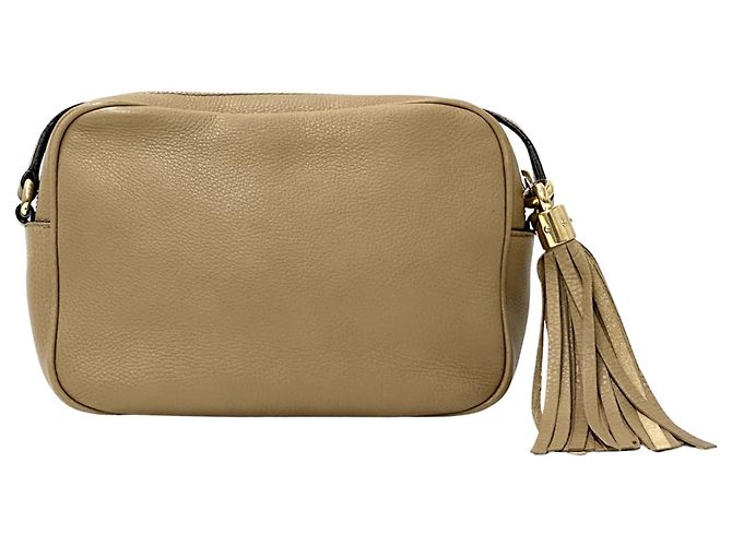 Borsa in pelle beige da donna Gucci - vista 2